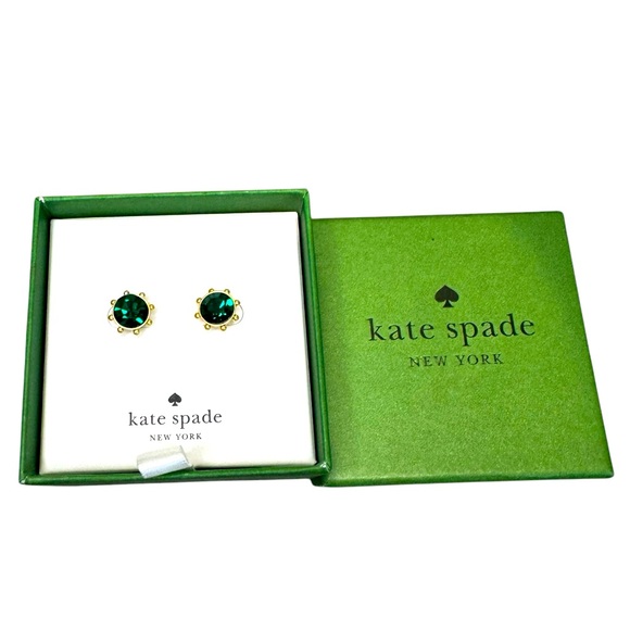 KATE SPADE ♠️ NEW YORK FLYING COLORS BEZEL STUDS - Picture 7 of 7